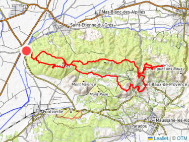 Alpilles Course à pied matinale