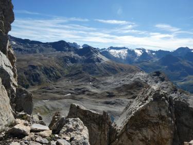 Arête SW du Pélaou Blanc.