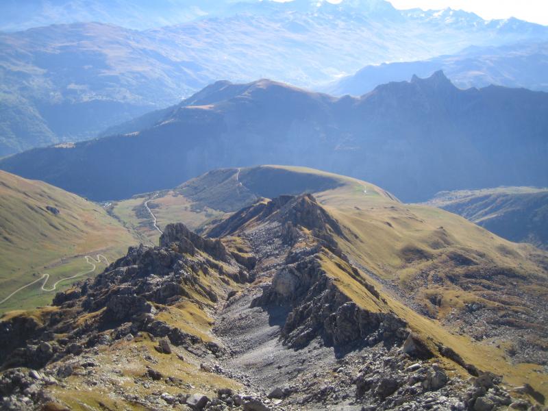 arete bien déchiquetée