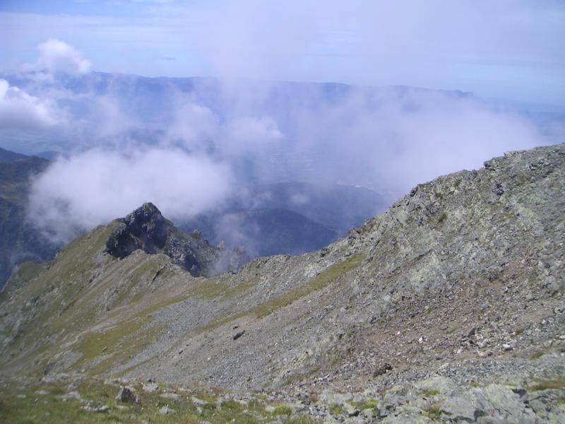 arête de montée....