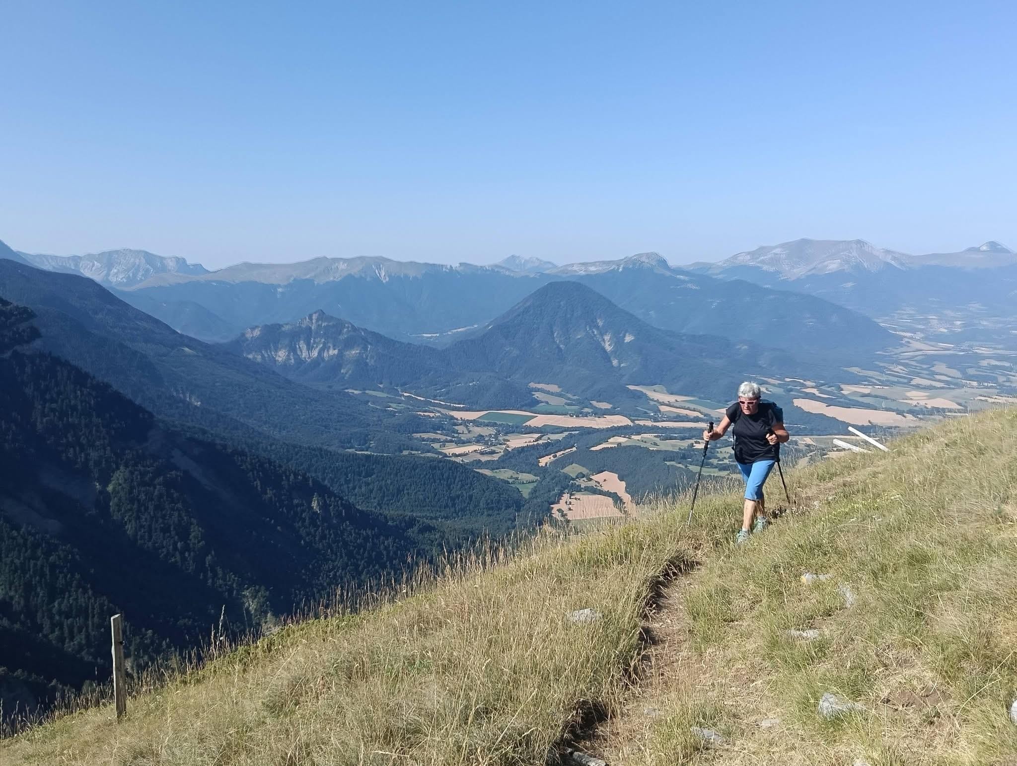 Arrivée à la brèche 