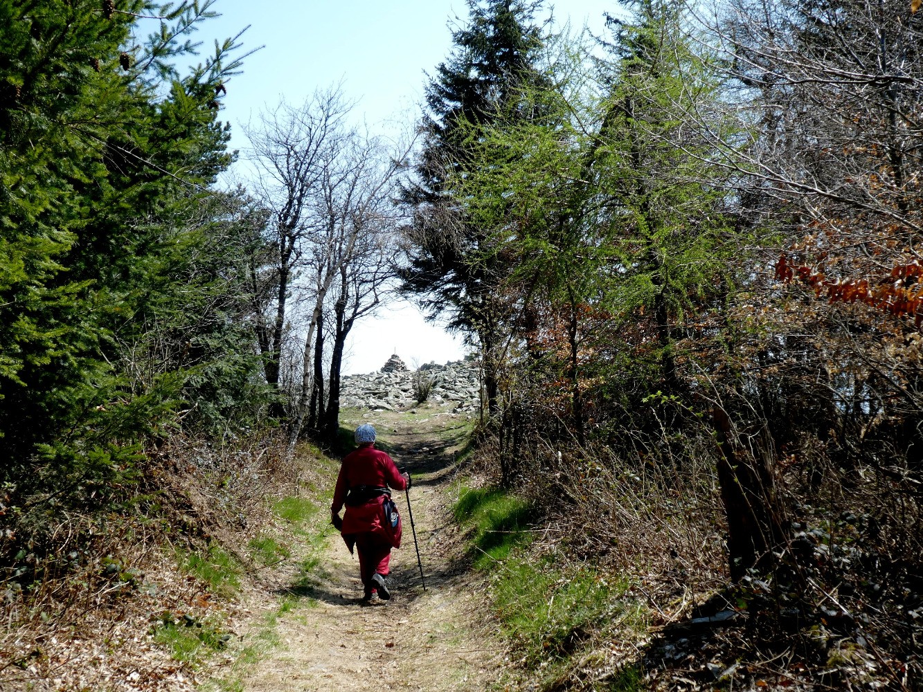 arrivÃ©e au cairn sommital du Chirat