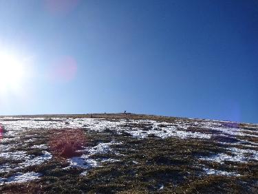 ArrivÃ©e au sommet de la crÃªte de l&apos;Ane
