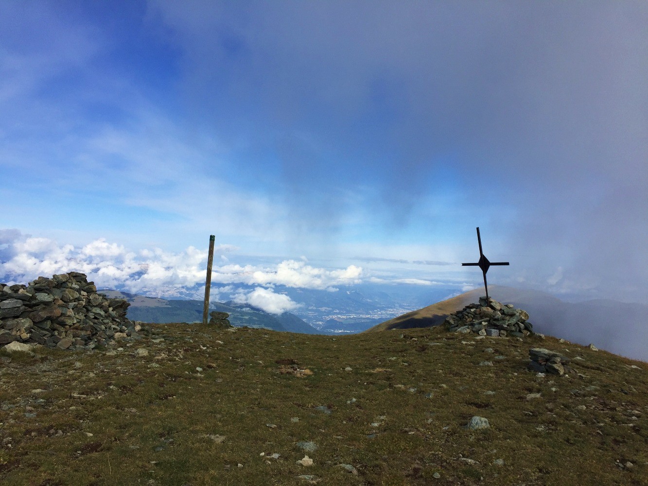 arrivÃ©e au sommet 