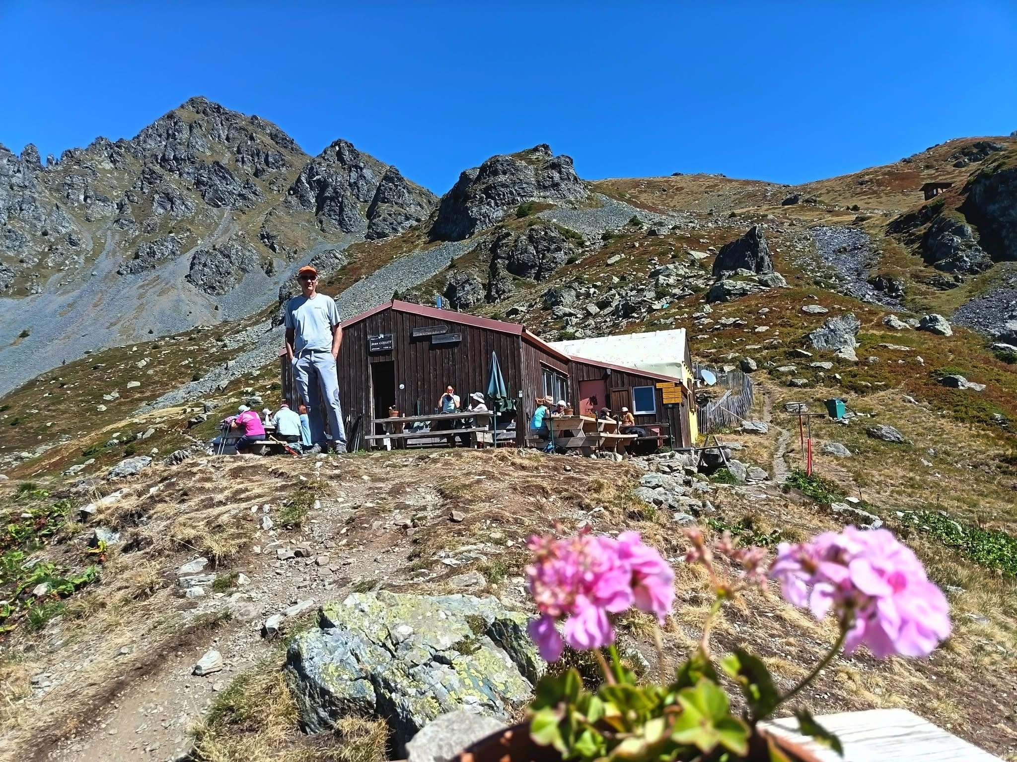 Arrivée au refuge 