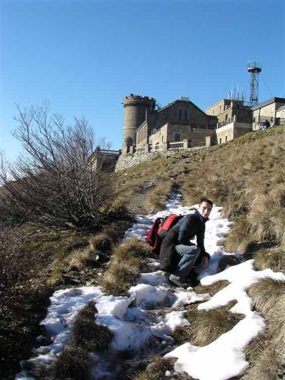 arrivée à l'observatoire