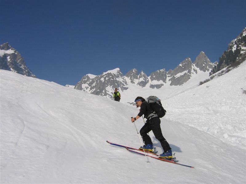 arrivée au chalet de la Pierre