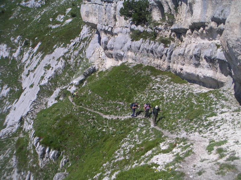 arrivée au pas de Rocheplane