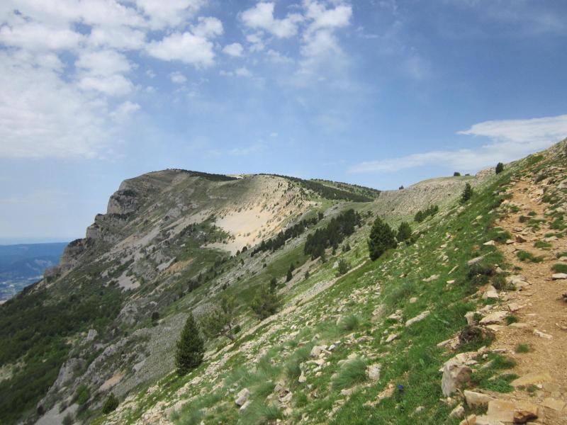 arrivée au plateau de la cabane