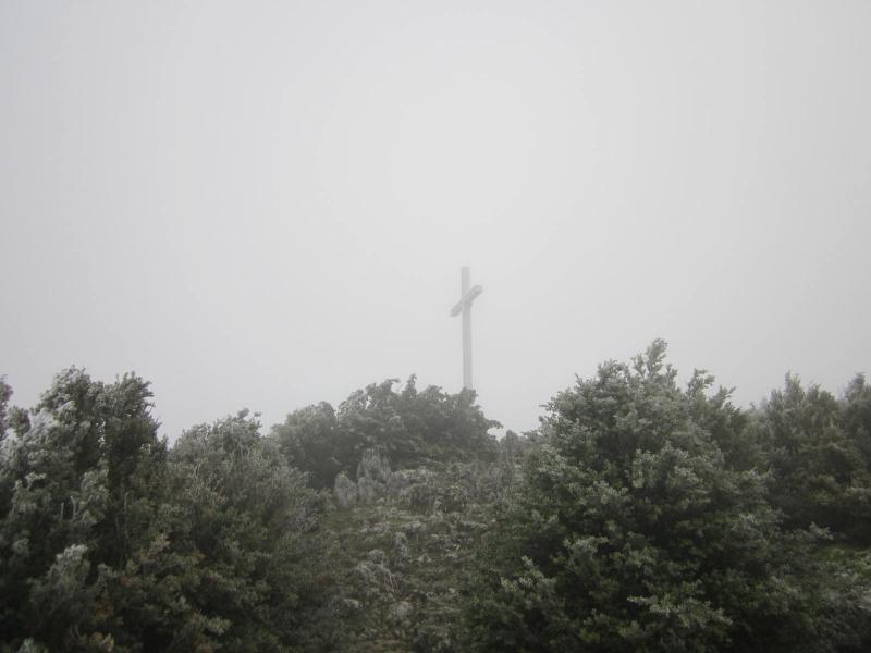 arrivée au sommet