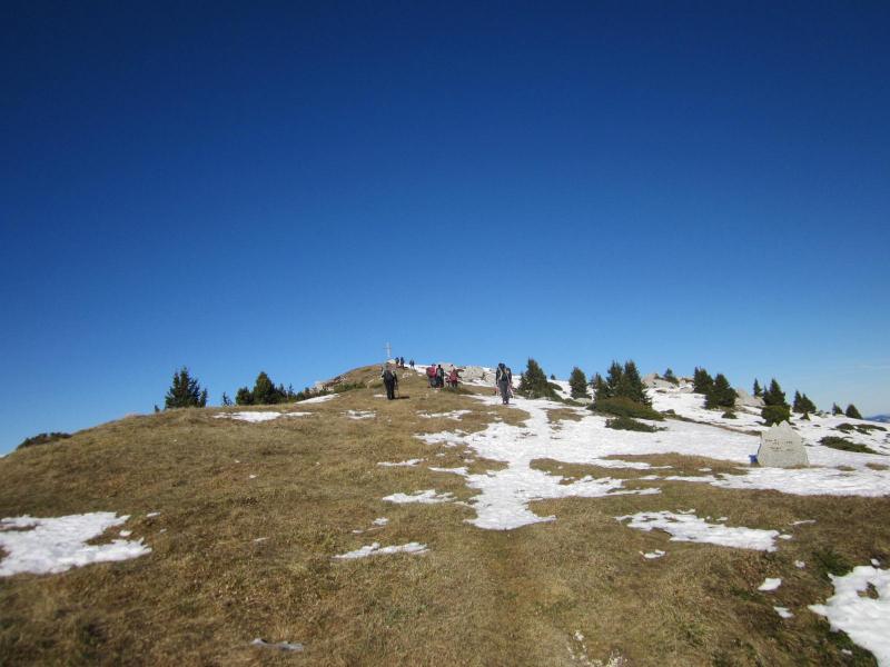 arrivée au sommet