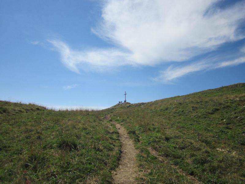 arrivée au sommet