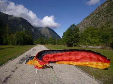 Atterrissage Ã  sec sur la route