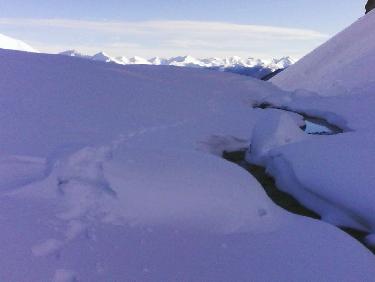 au dessous du verrou rocheux- retour