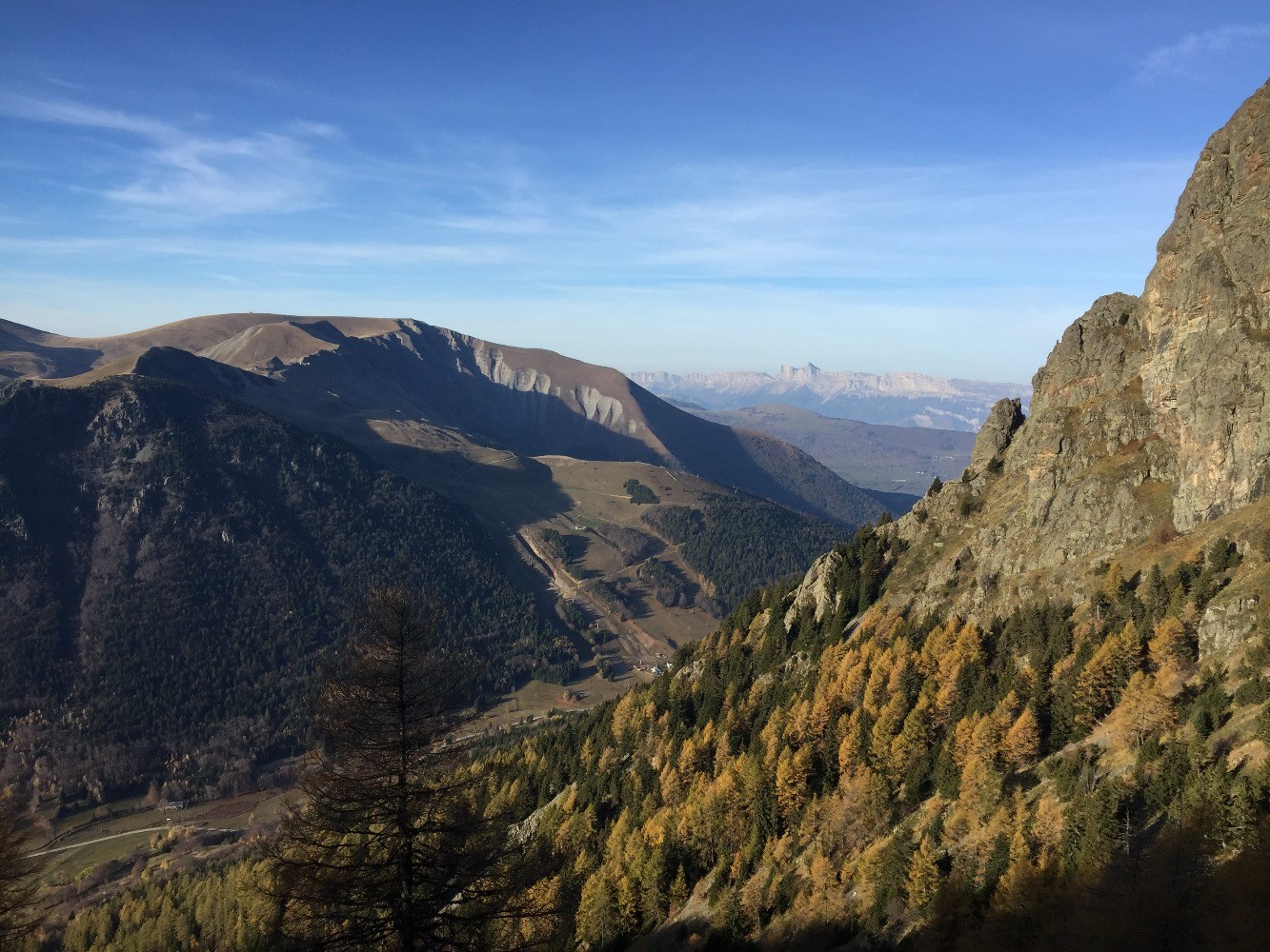 au dessus du chalet du PÃ©rimetre 