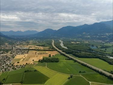 Au dessus de l’Isère 