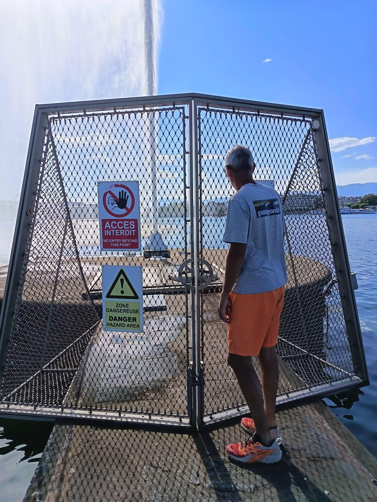 Au plus près du jet d’eau 