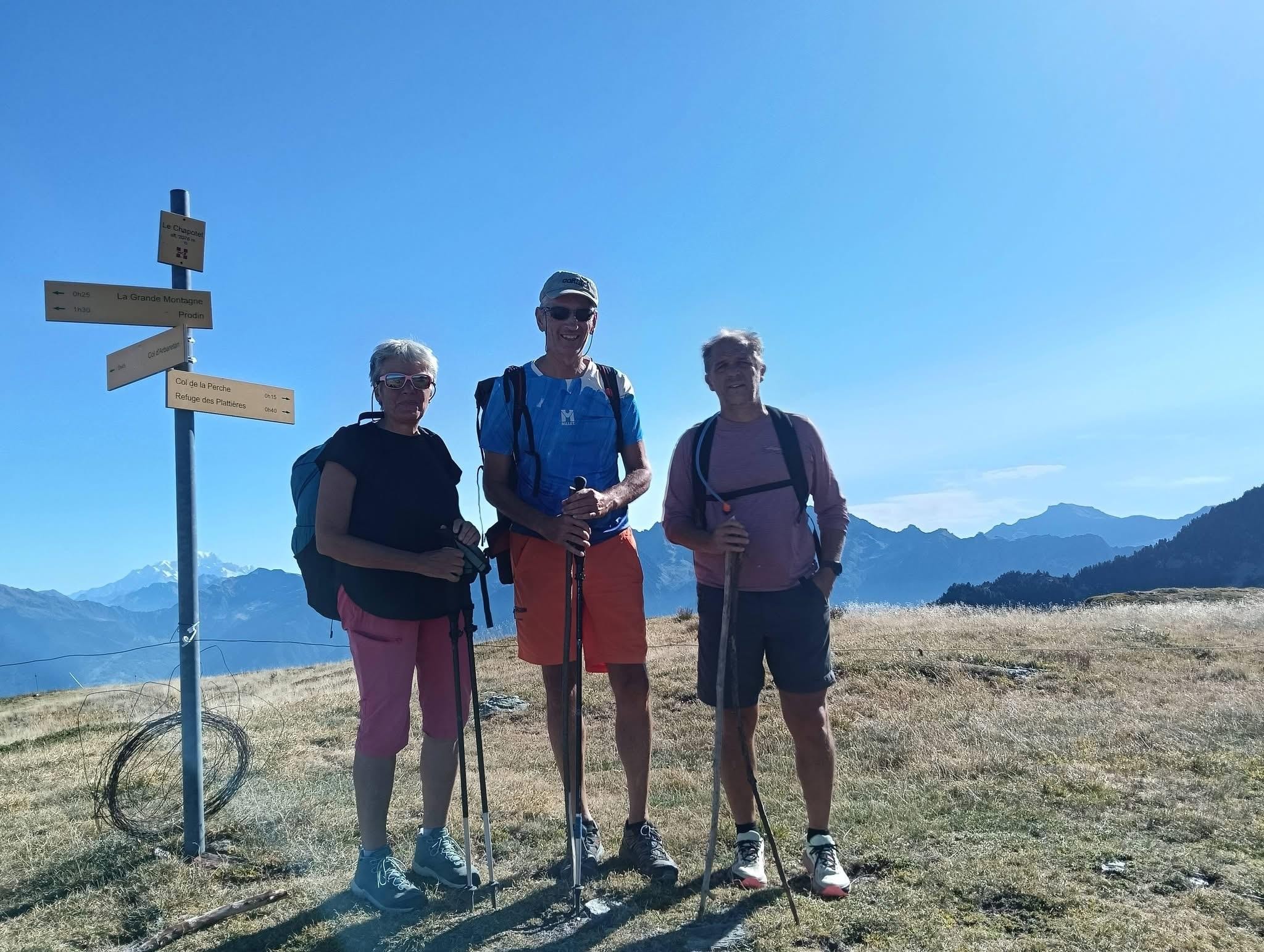 Au sommet du Chapotet 