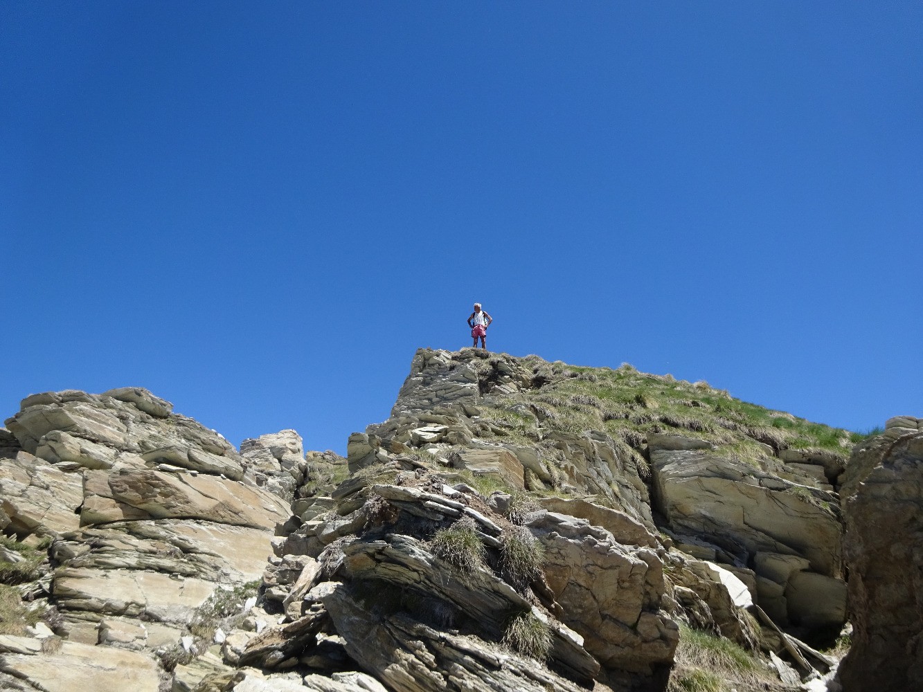 Au sommet de l'Aiguille