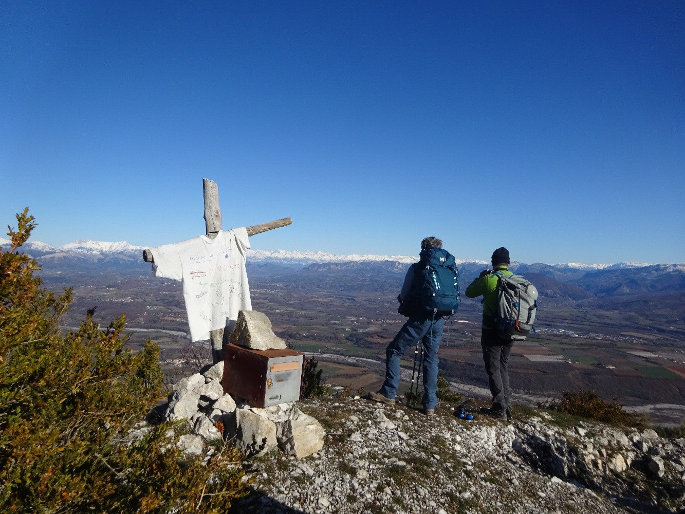 Au sommet du roc de l'Aigle