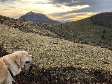 Au SW, Puy-de-DÃ´me et (tout au fond) Monts Dore (photo de Jean-Louis)