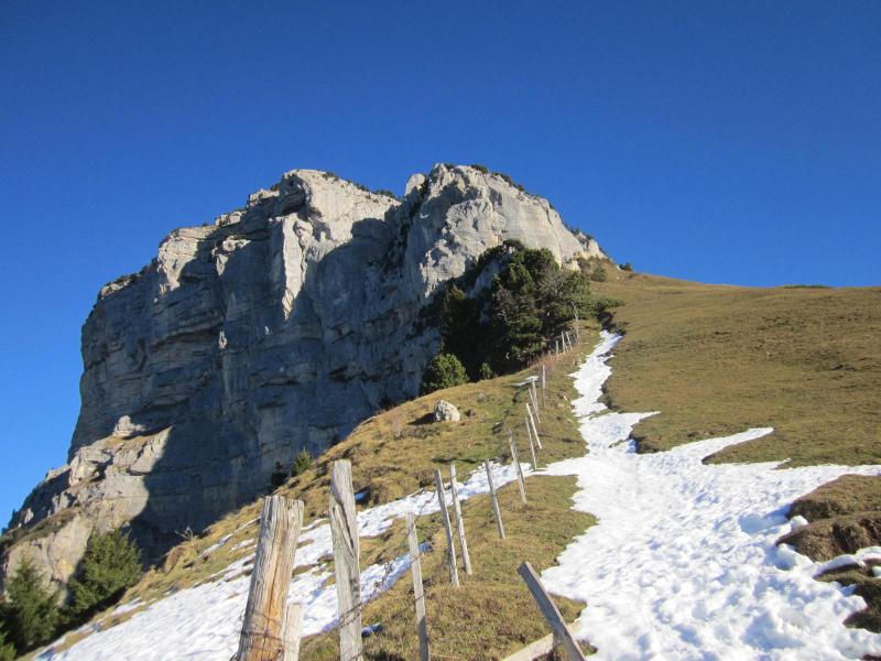 au col de l'Alpette