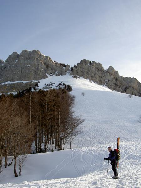 au col de la Ruchère