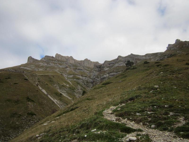 au dessus de la cabane de Fleyrard