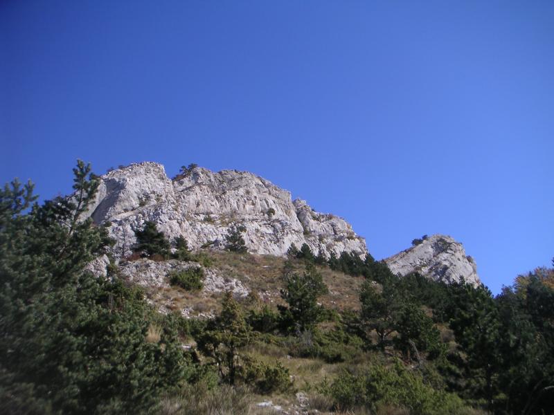 au dessus du col de l'Armande