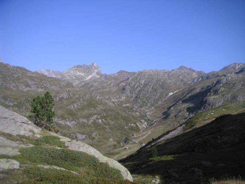 au dessus du refuge des Drayères