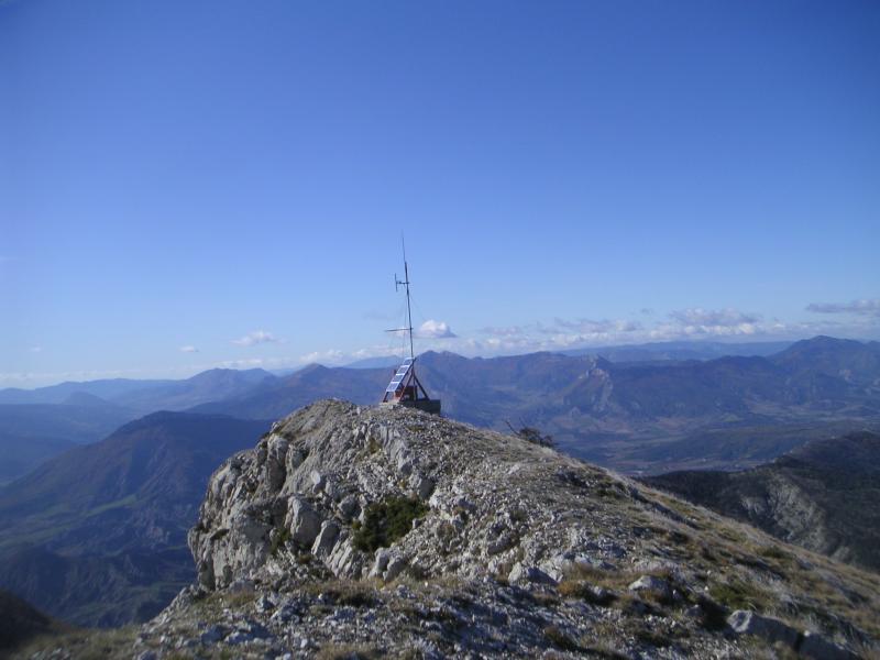 au sommet
