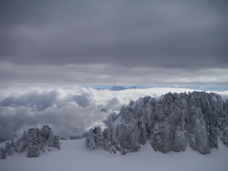 au sommet