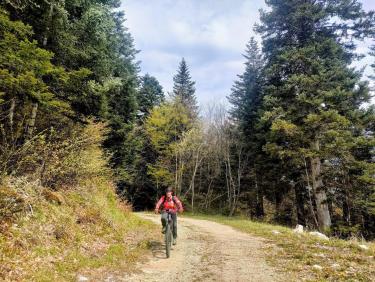 autour du Plateau Saint Ange en VTT