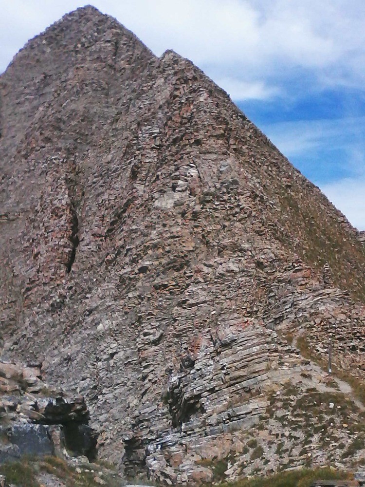 autre photo de la crÃªte sommitale depuis le col ( Ã  la descente)
