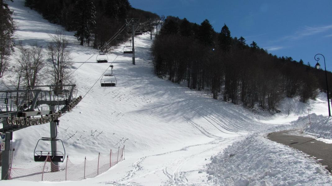 Bas des pistes.