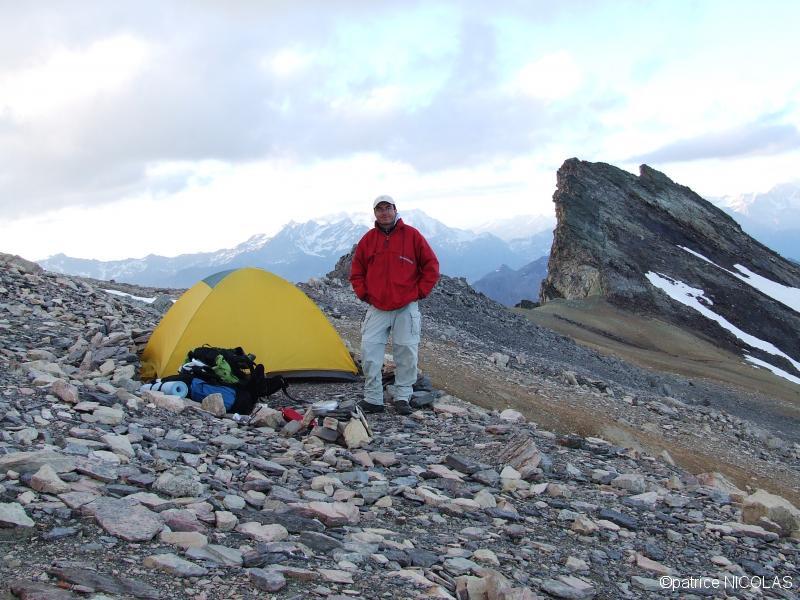 Bivouac à 3165m