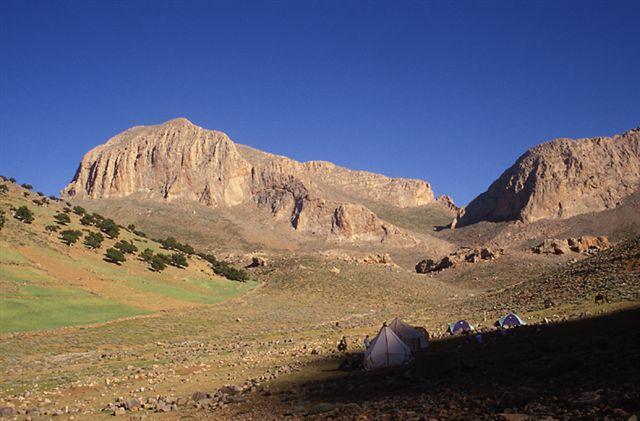 Bivouac à Imidar dans le haut Atlas Central