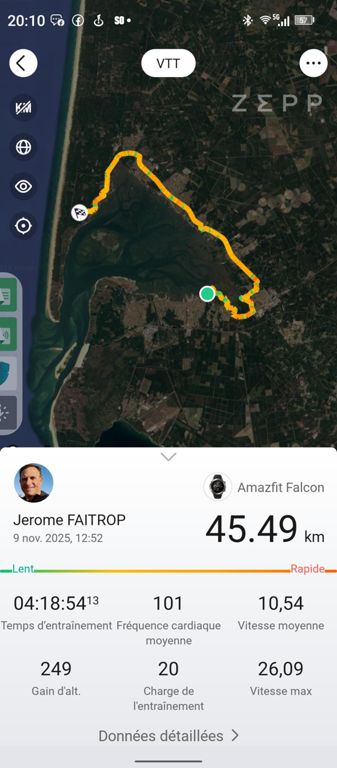 Suite de la boucle VTT autour du Bassin d'Arcachon