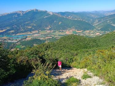 Belle boucle avec descente de pierrier !