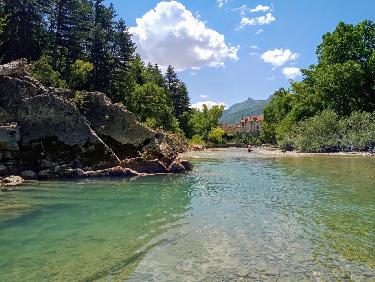 Belle boucle avec descente de pierrier !