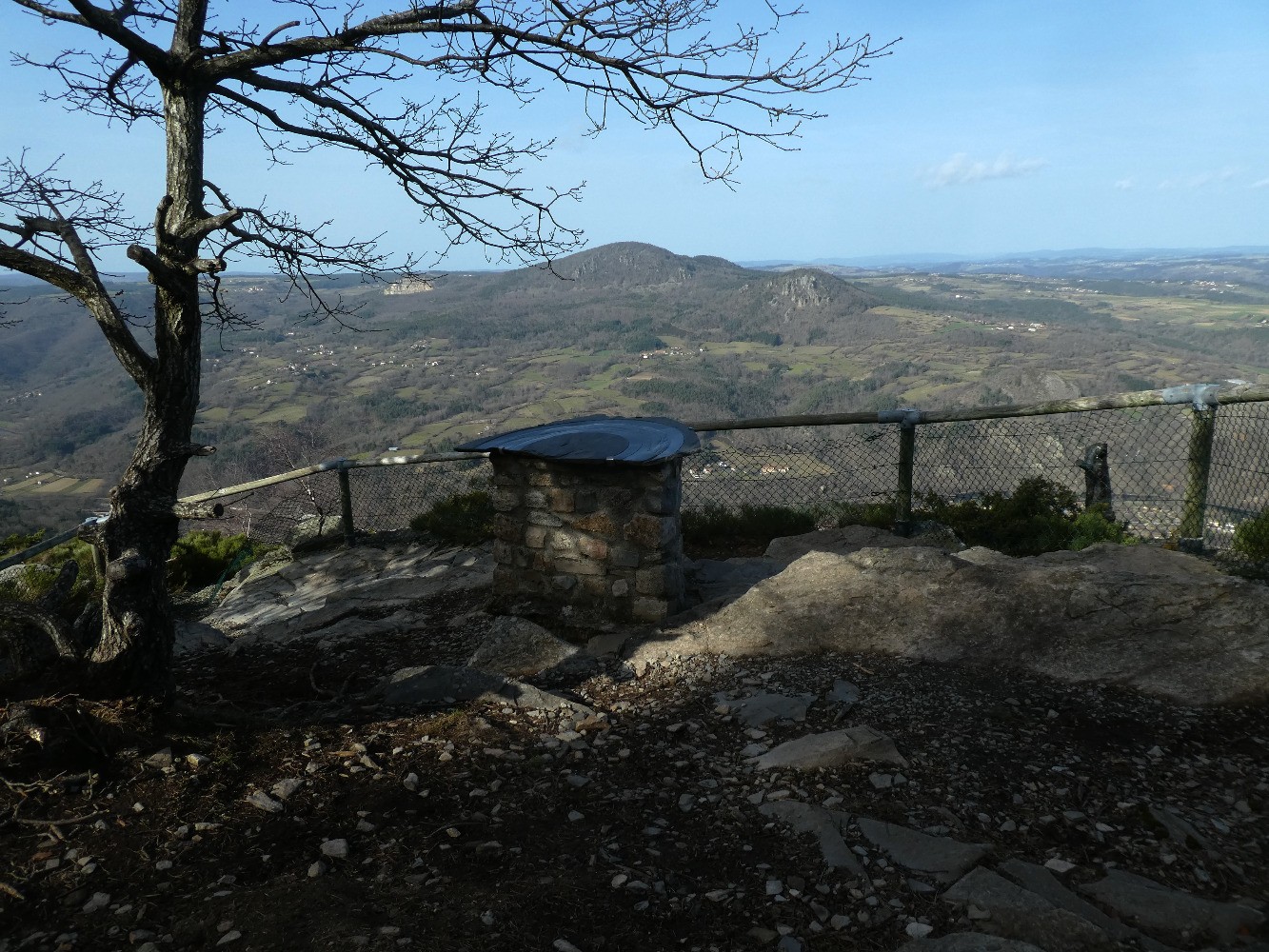 BelvÃ©dÃ¨re et table d'orientation du Gerbizon