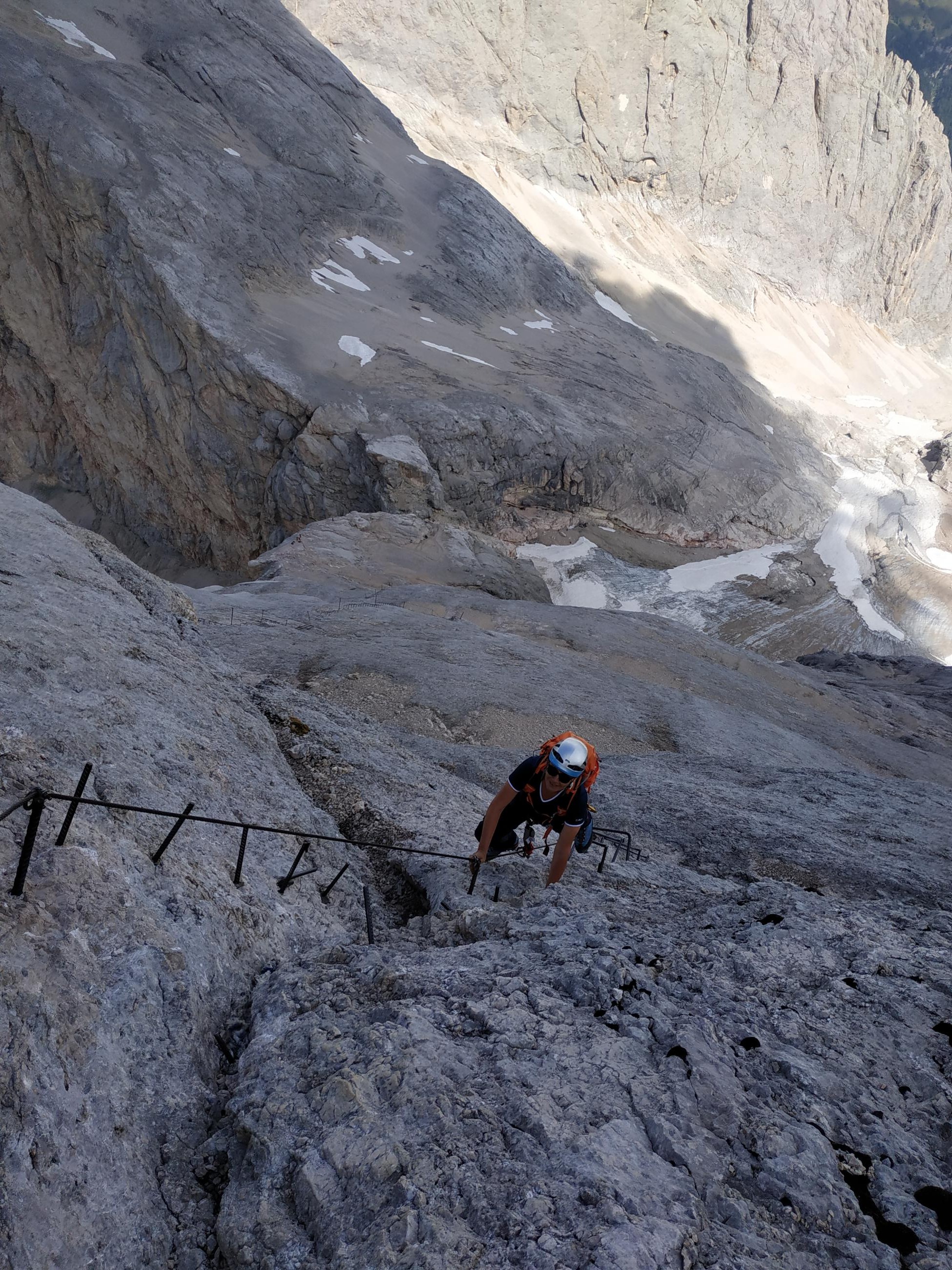 Bonheur et horreur à la Marmolada 