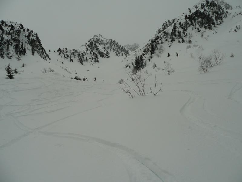 bonne neige néanmoins et bonne visibilité plus bas