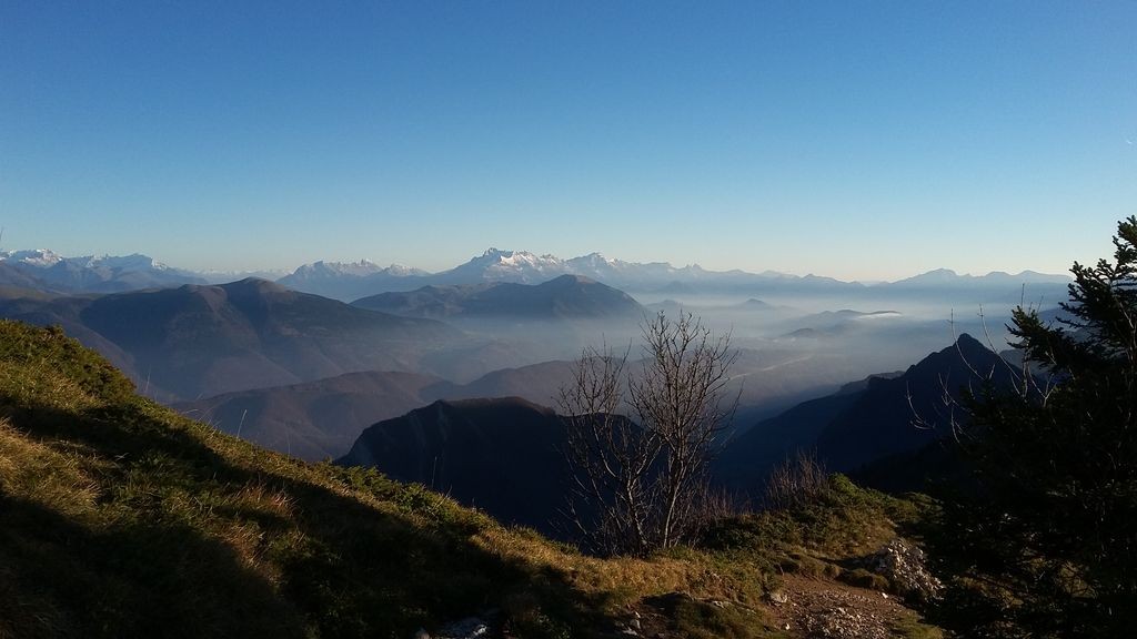 Boucle au Pic Saint Michel (descente par le col de l' Arc)