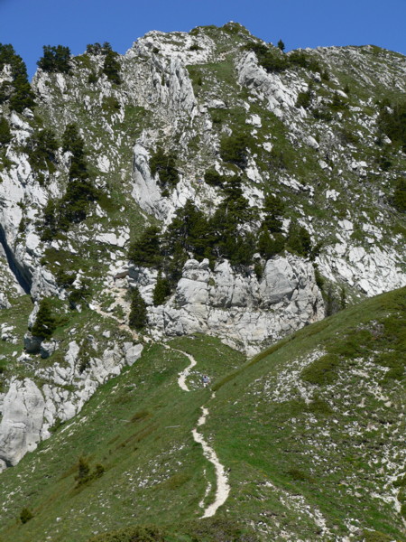 C'est par là que l'on grimpe