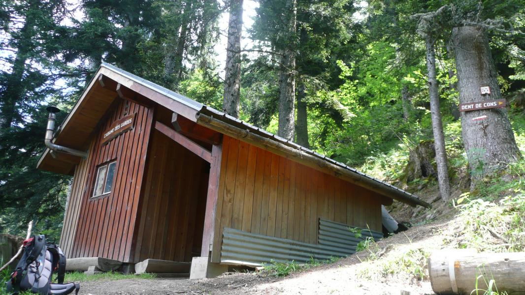 Extérieur de la cabane