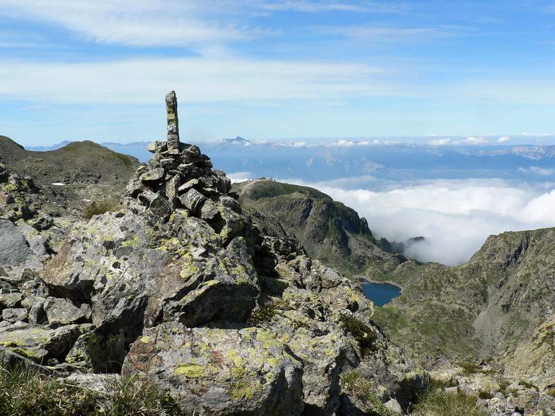 Cairn sommital de la Pointe de Vaudaine