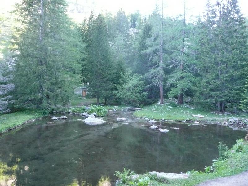 Chalet Vidron et son plan d'eau