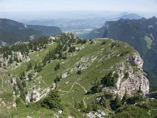 Chamechine depuis le sommet