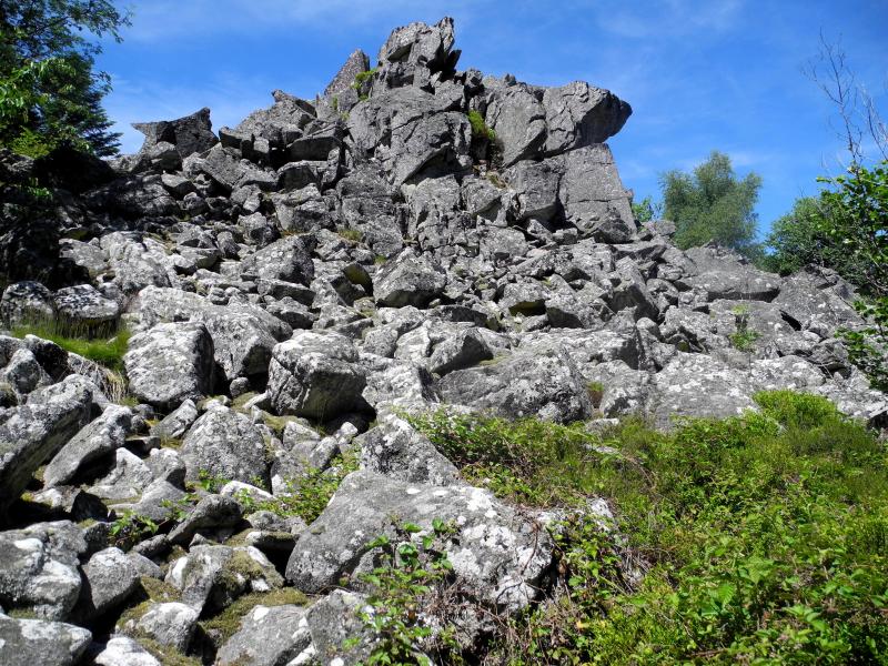 Chaos de blocs sous la Pierre de l'Homme 1